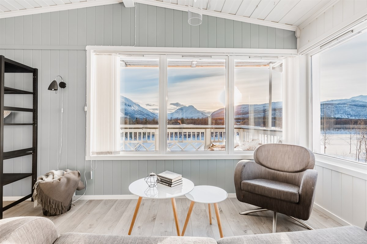 Store vindu som gir god med lysinnslipp