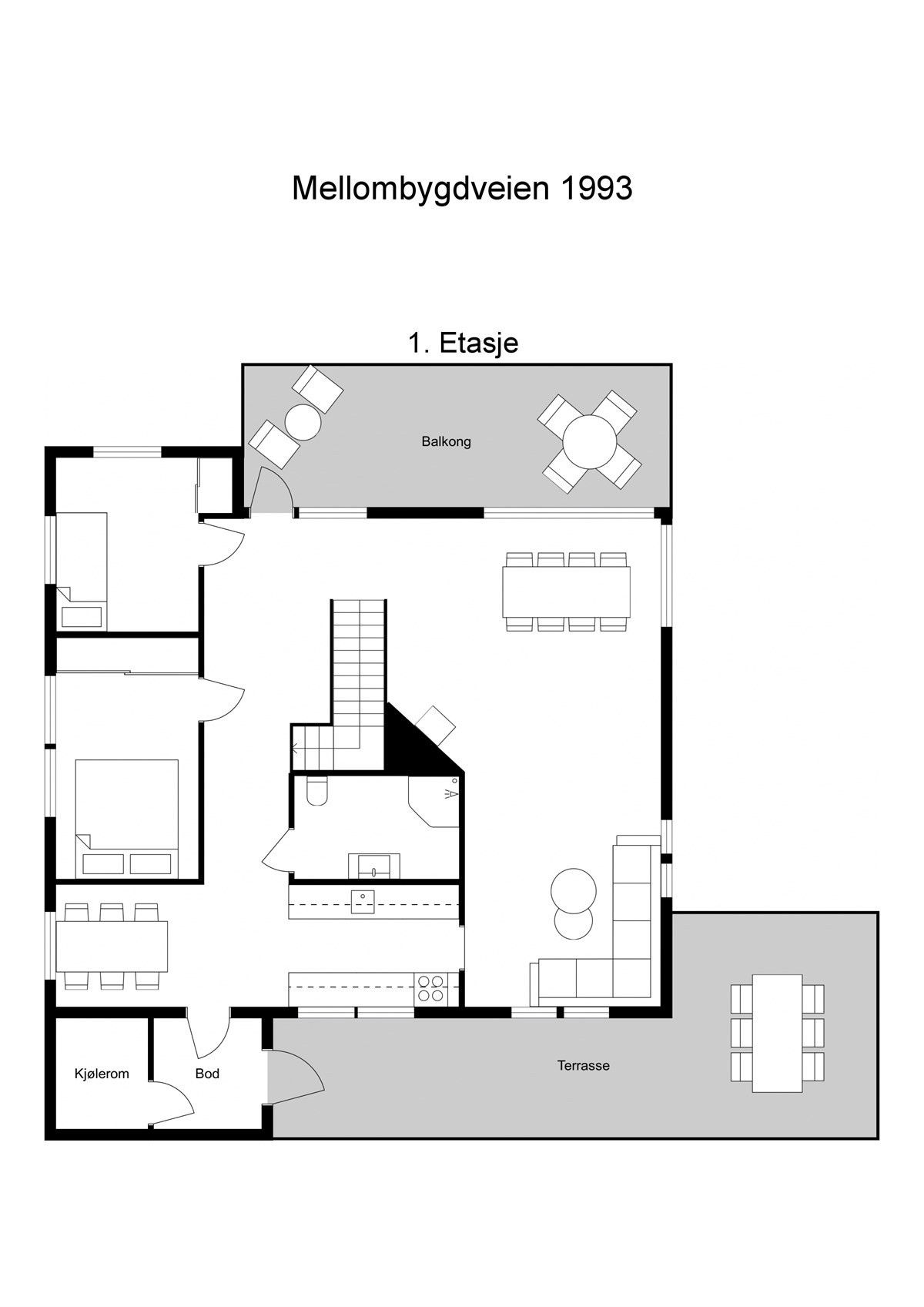 Planskisse 1 etasje