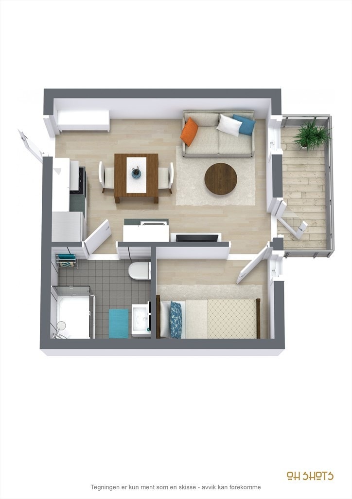 Plantegning Galleribilde