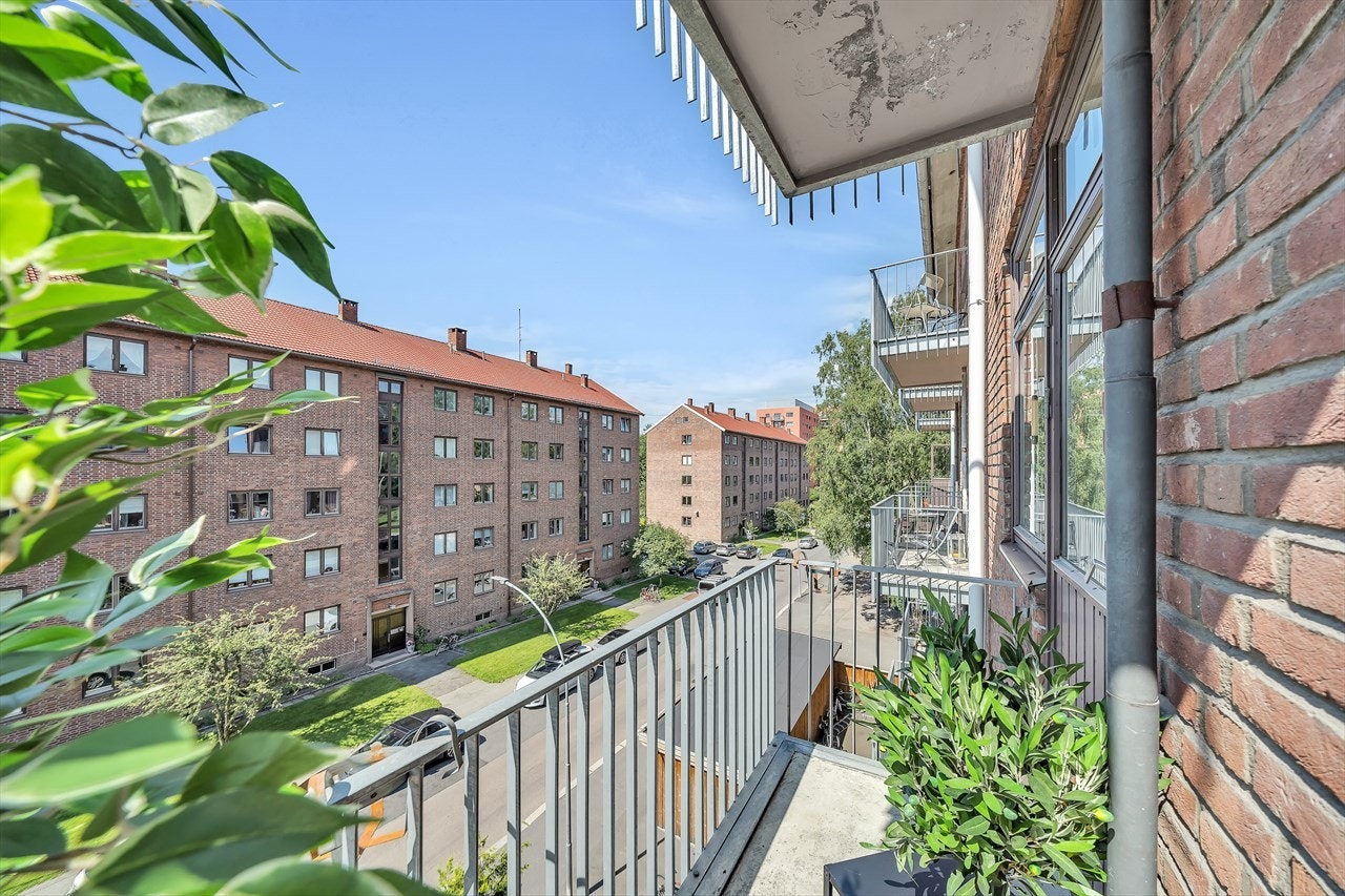 Vestvendt balkong Galleribilde