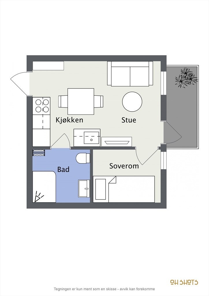 Plantegning Galleribilde