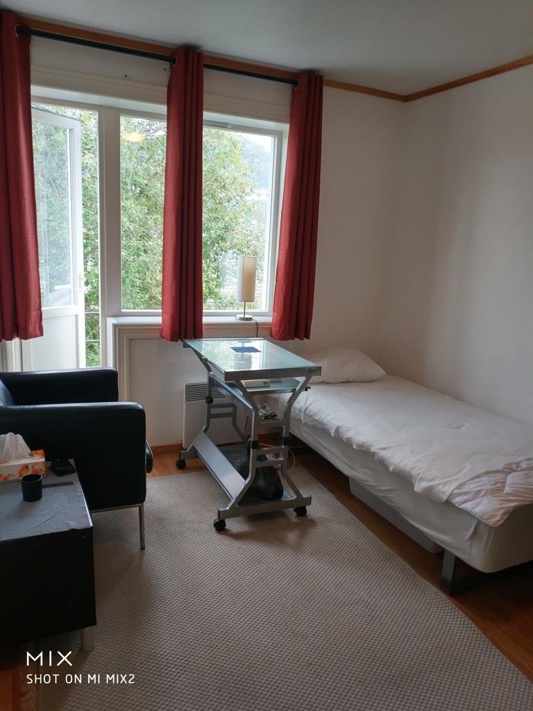 Rommet til leie med utgang til egen altan. Galleribilde