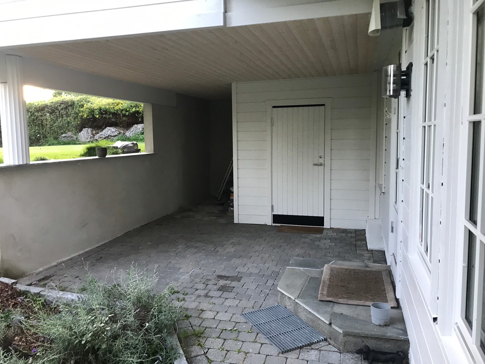 overbygget terrasse Galleribilde