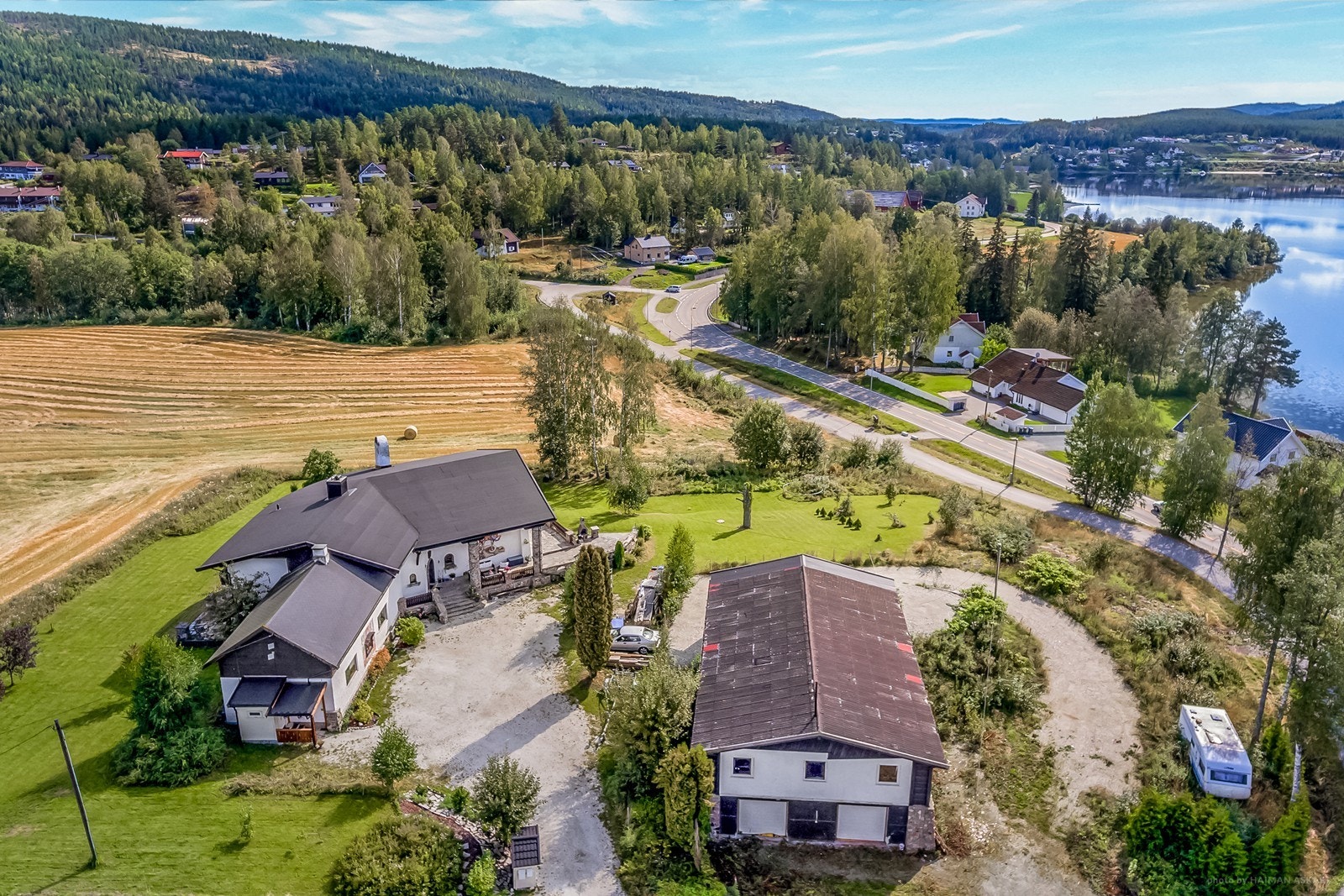 Dronefoto Galleribilde