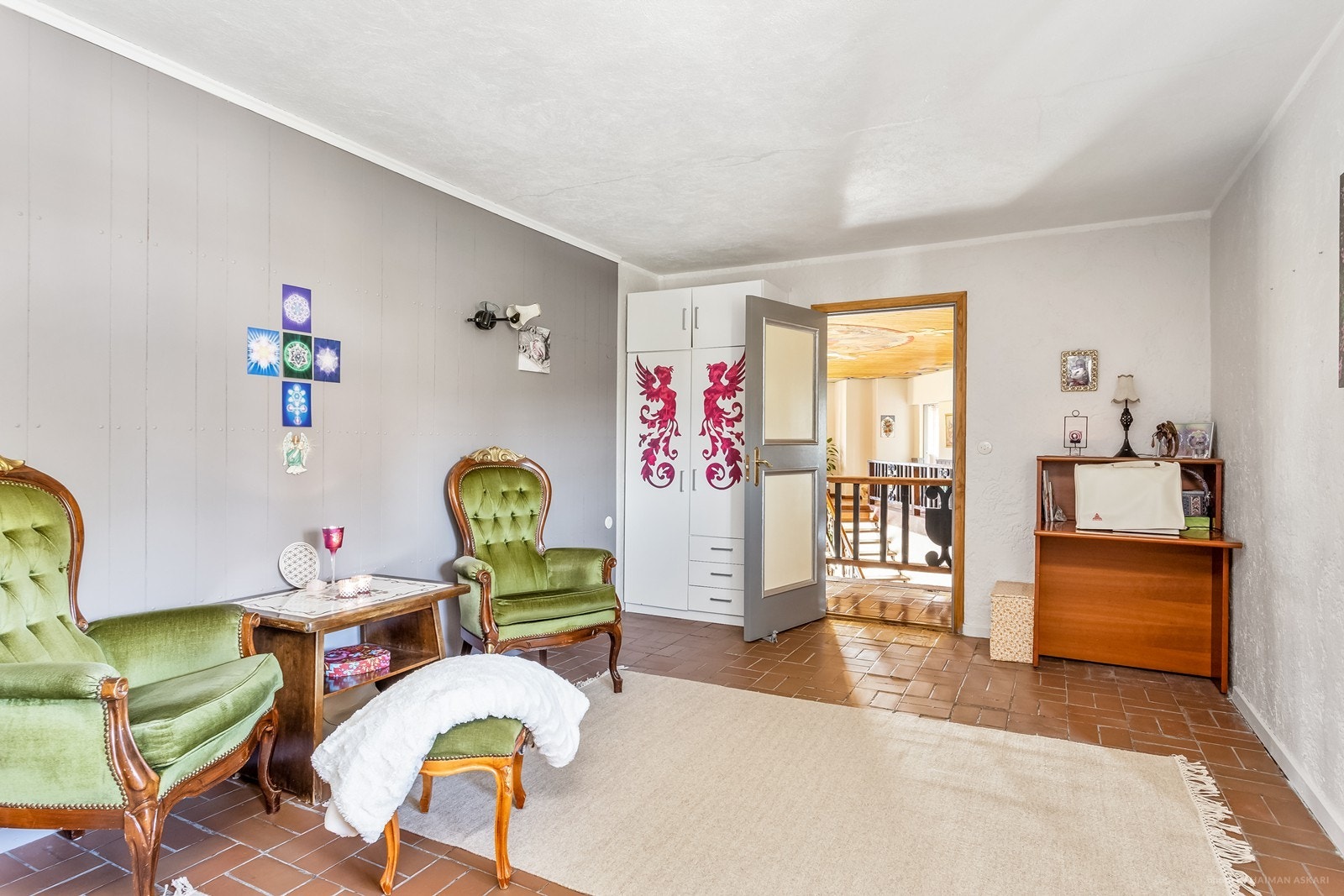 Soverom 2 etg. Rommet er stort og kan ha mange bruksområder Galleribilde