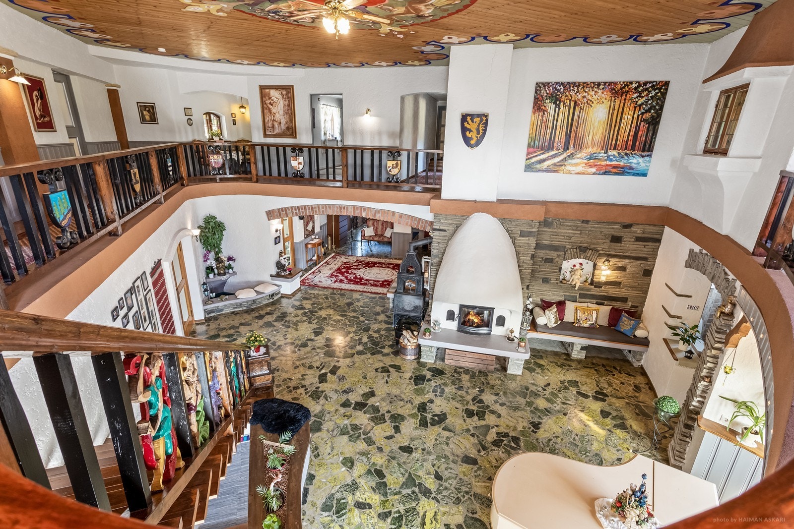 Du oppdager stadig nye detaljer i dette rommet! Galleribilde