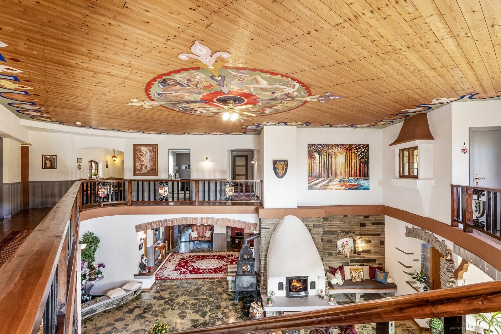 Fantastisk takmaleri.. Galleribilde