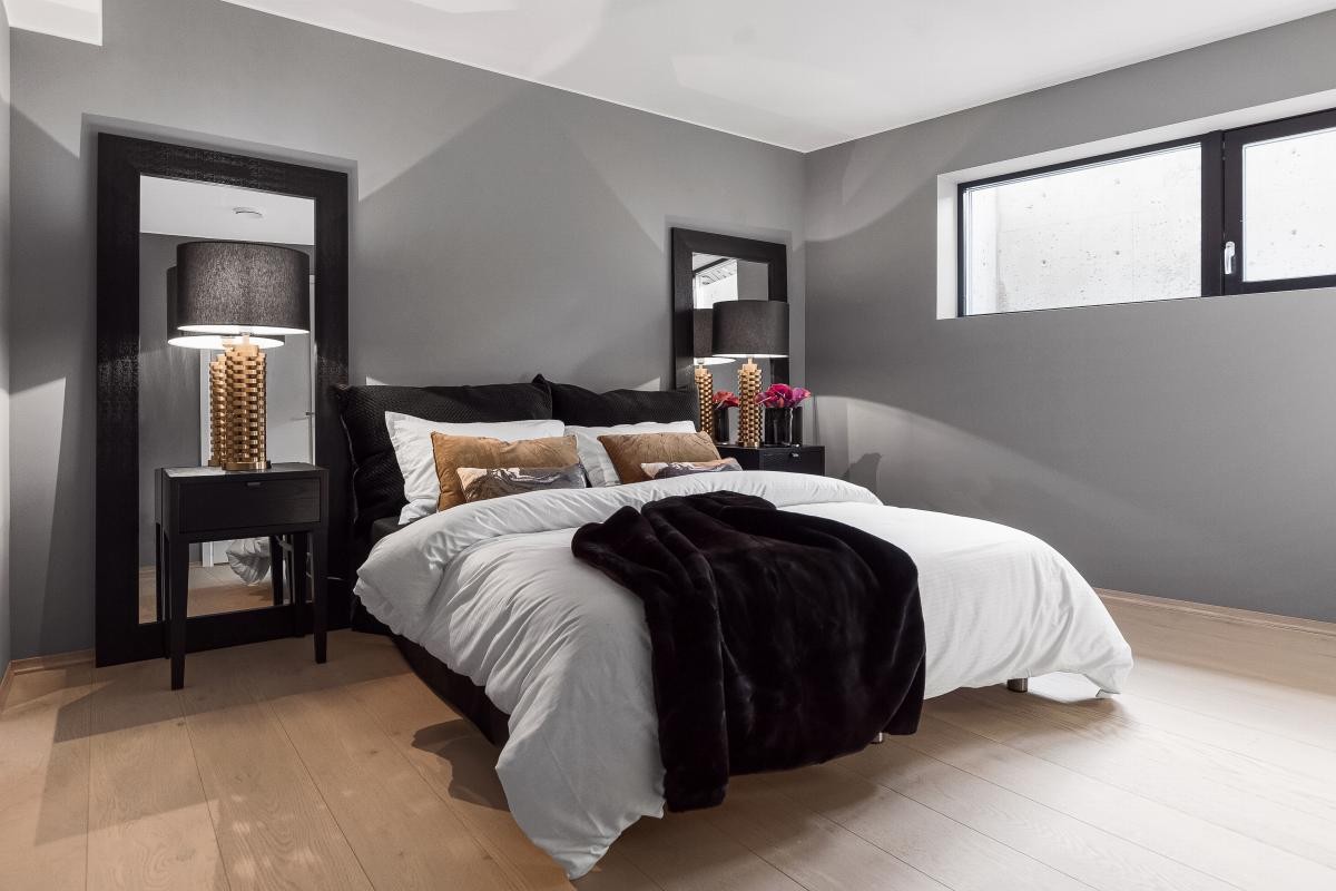 Soverom i kjeller. Galleribilde