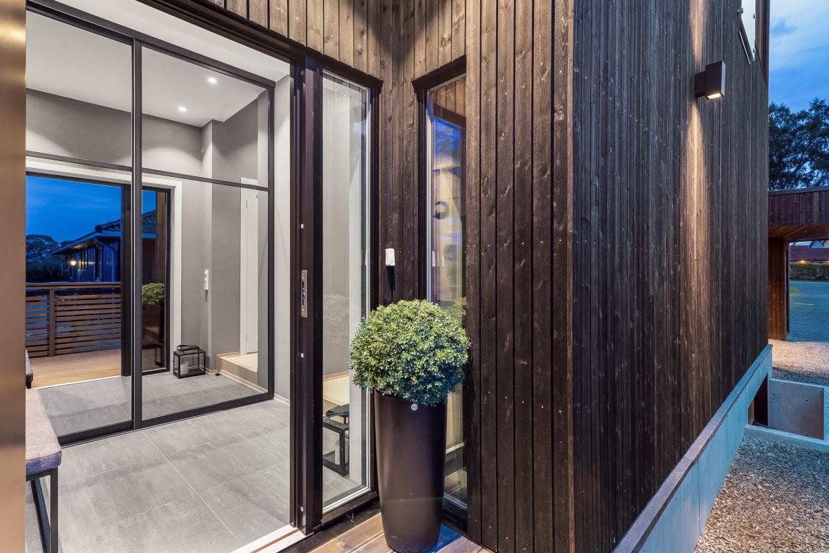 Inngangsdør. Galleribilde