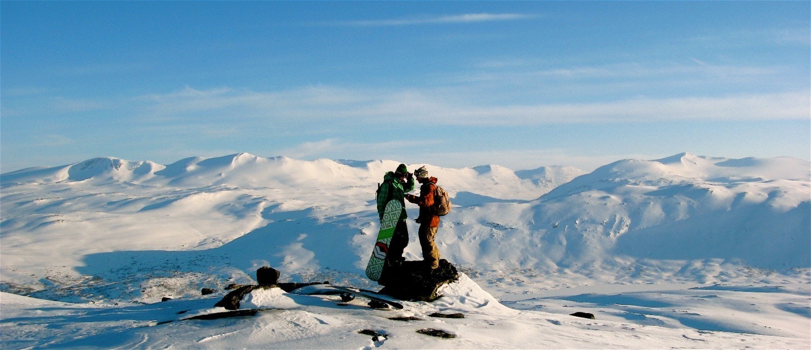 Mektig fjellnatur Galleribilde