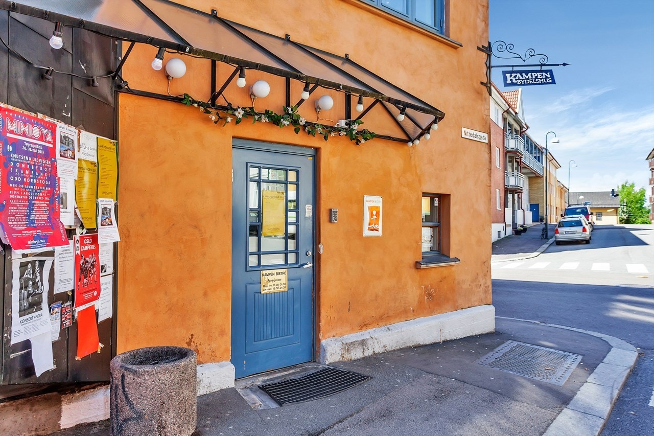 Kampen bistro og Kampen bydelshus rett i nærheten Galleribilde