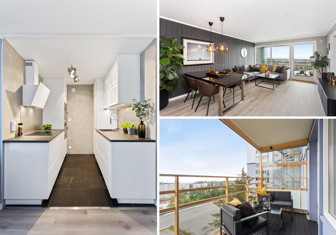 Lekker og usjenert leilighet på Røa/Hovseter Galleribilde