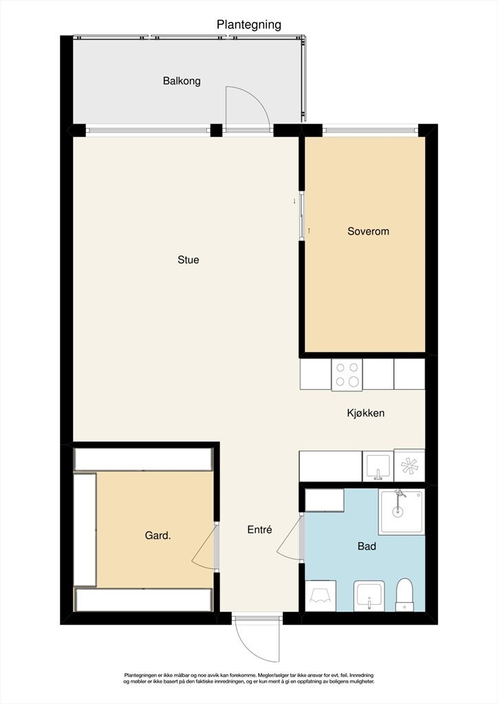 Plantegning Galleribilde