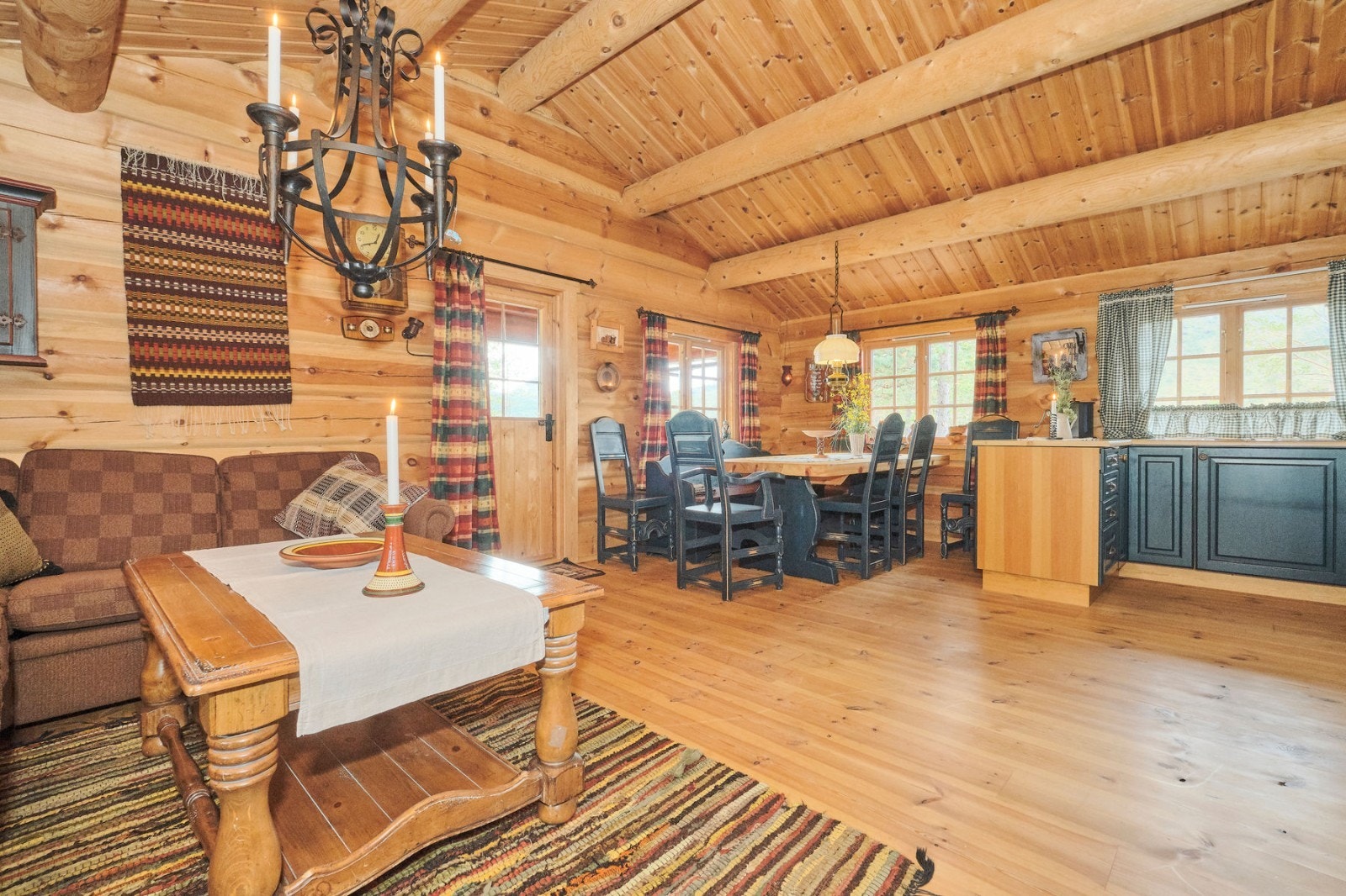 stue spisestue kjokken Galleribilde