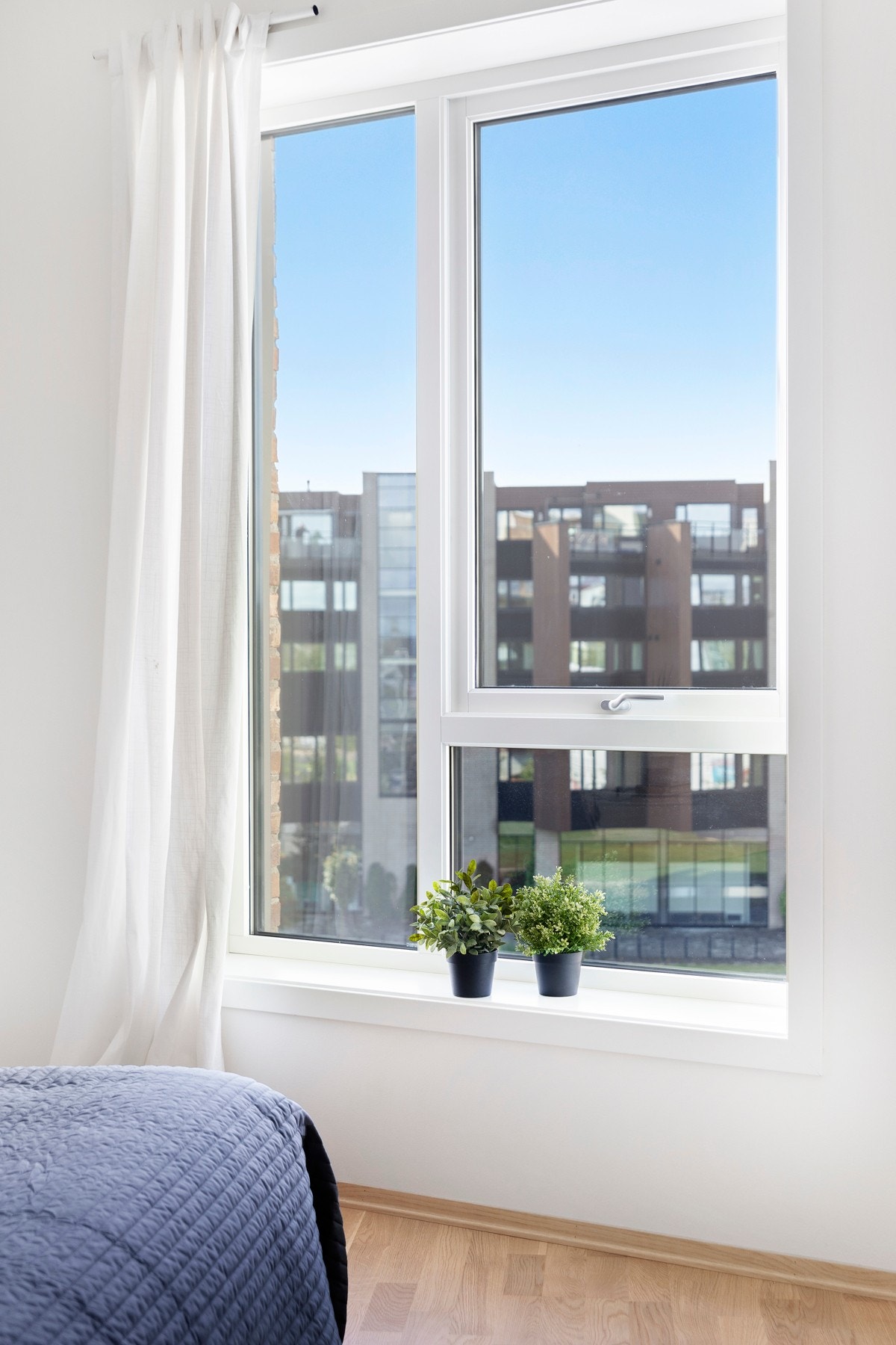 Rommet har vindu mot syd og parkmessig fellesområde. Galleribilde