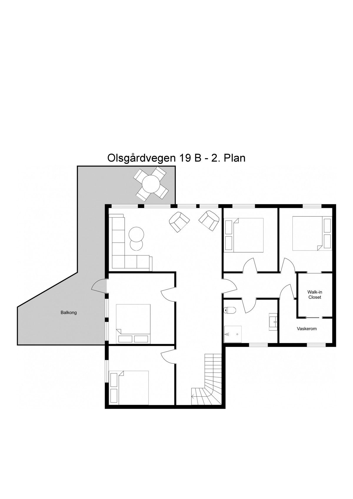 Planskisse 1. etasje (2 plan)
