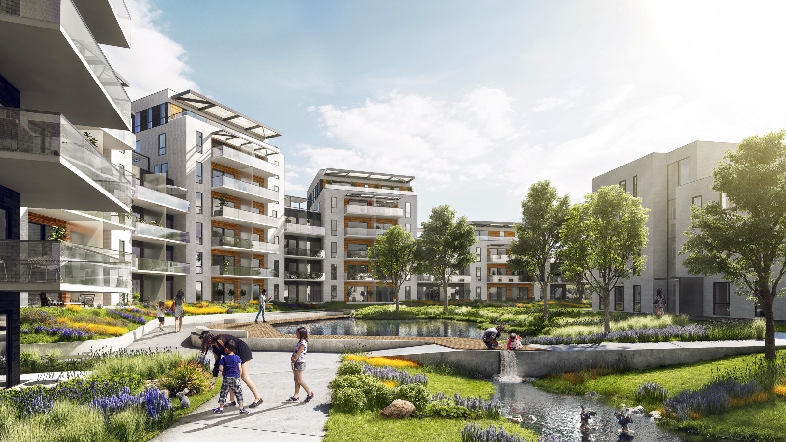 Illustrasjonsbilde uteområde mot balkong Galleribilde