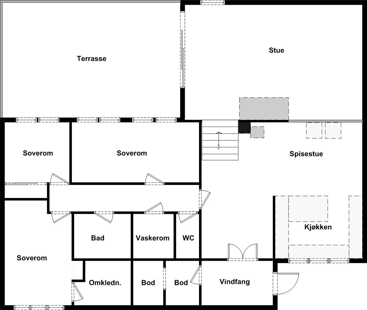 Plantegning Galleribilde