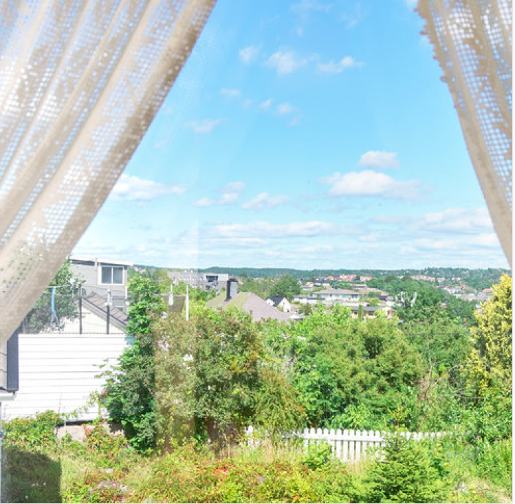 Utsikt og god beliggenhet er praktisk og godt for sjelfreden Galleribilde