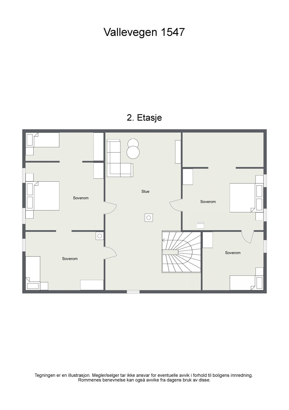 Plantegninger 2. Etasje Galleribilde