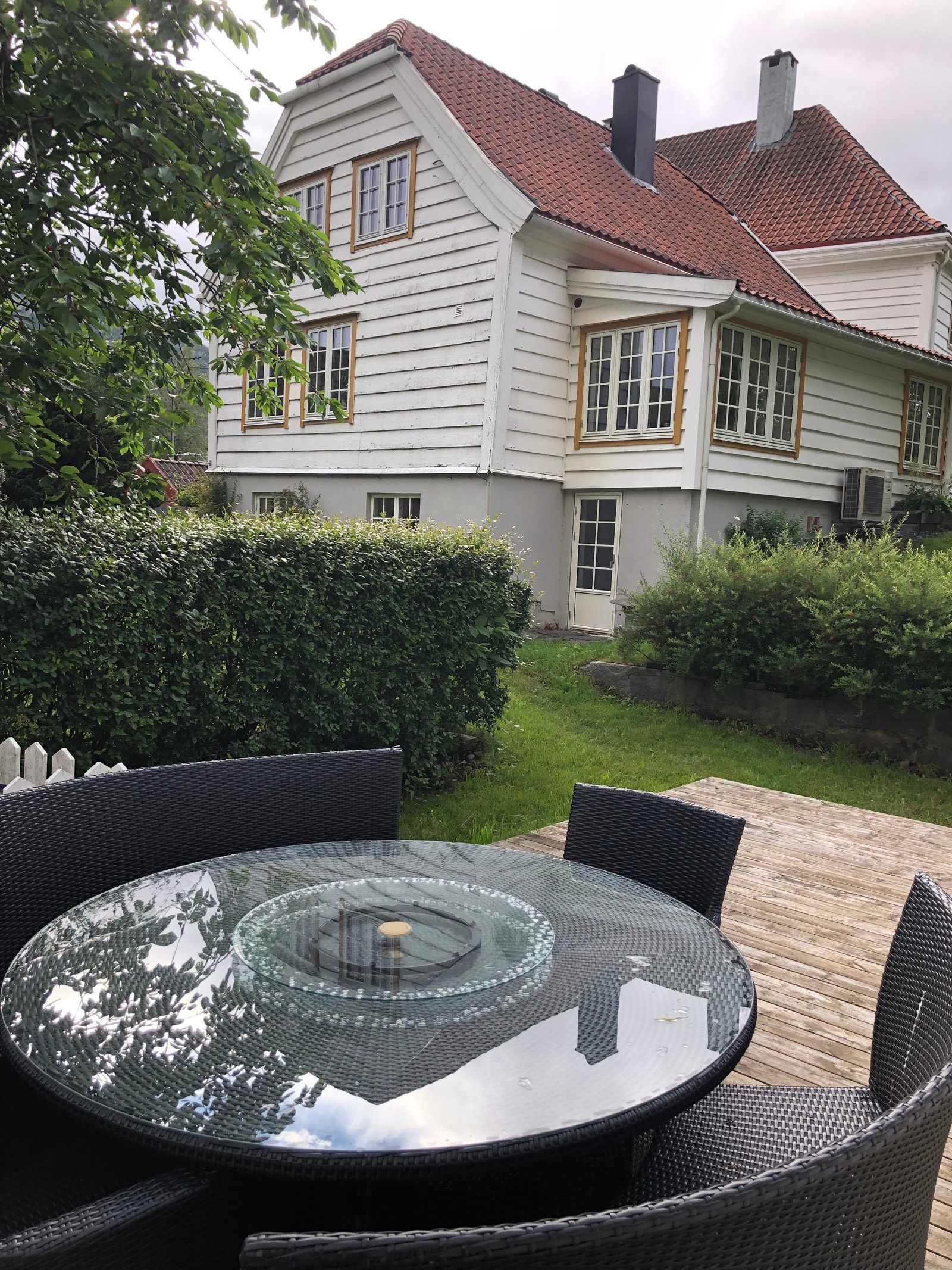 Fasade frå hagen Galleribilde