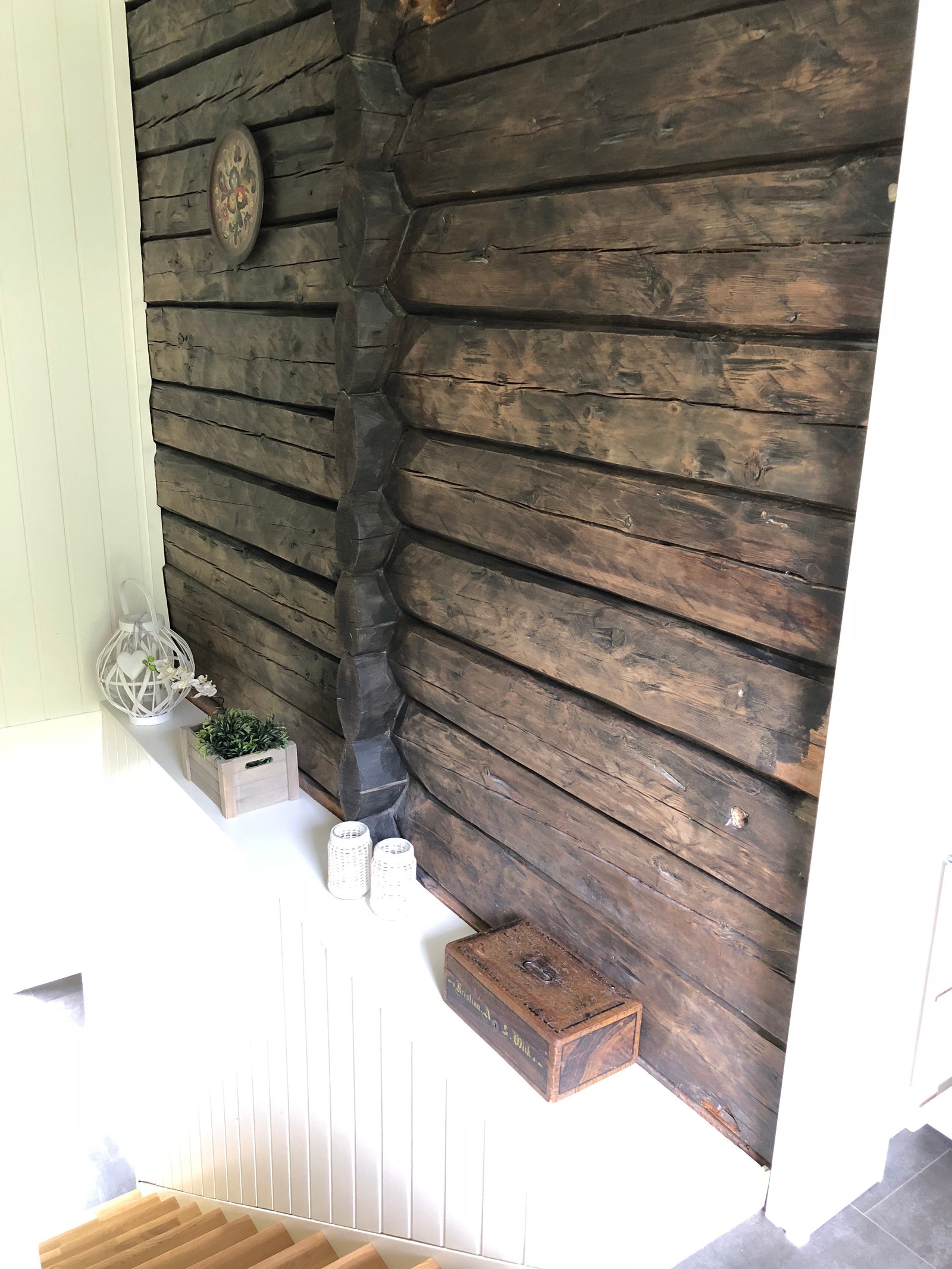 Detalj tømmervegger Galleribilde