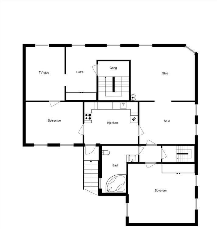 Plantegning Galleribilde