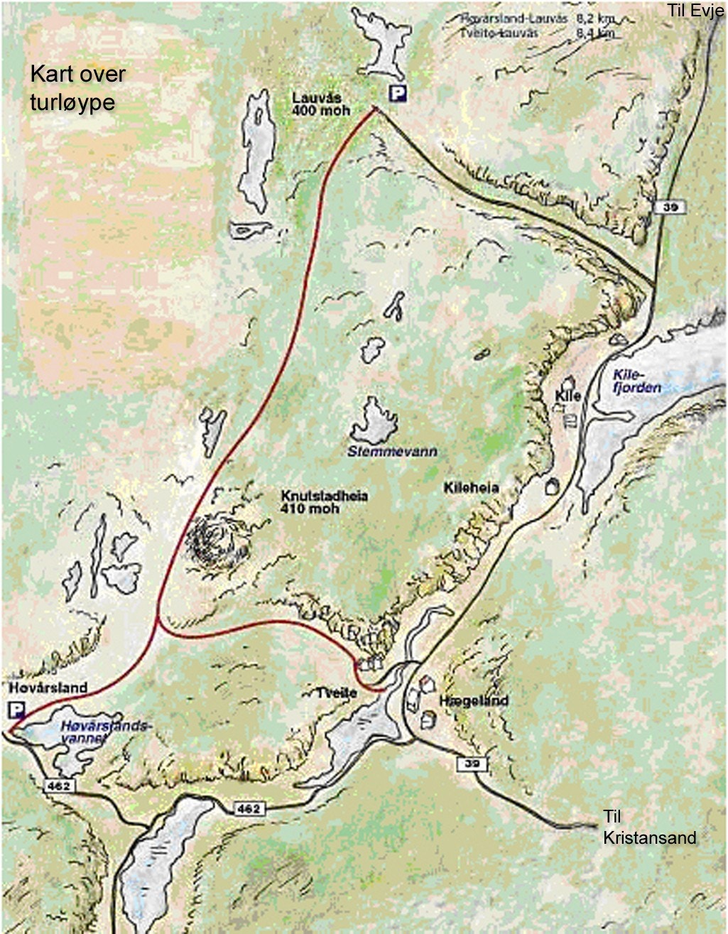 Turløypekart Galleribilde