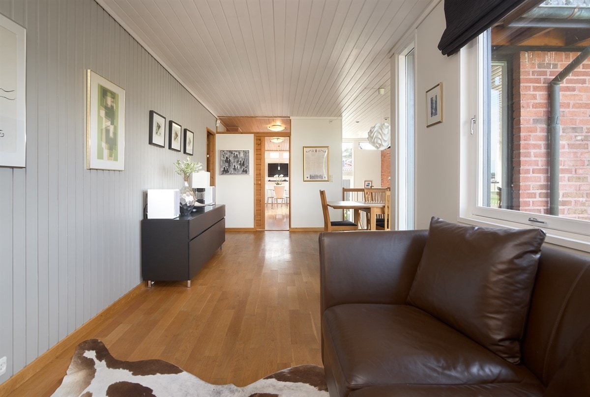 Den indre delen av stuen, ved soveromsavdelingen. Galleribilde