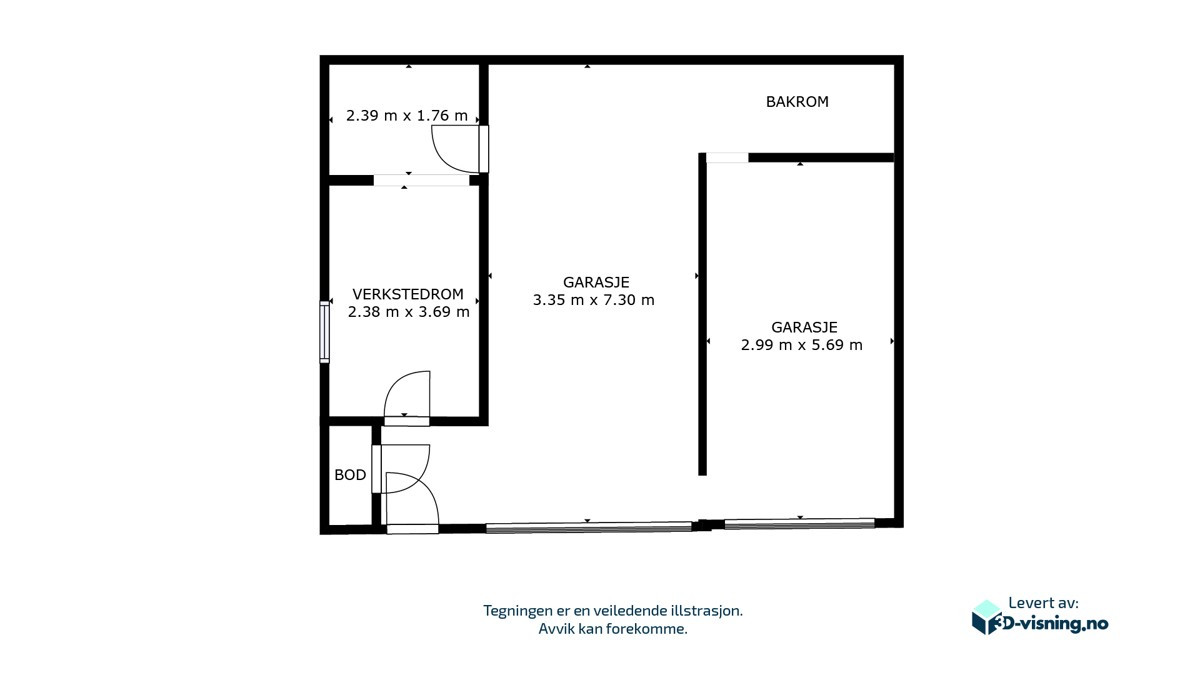 Planskisse garasje