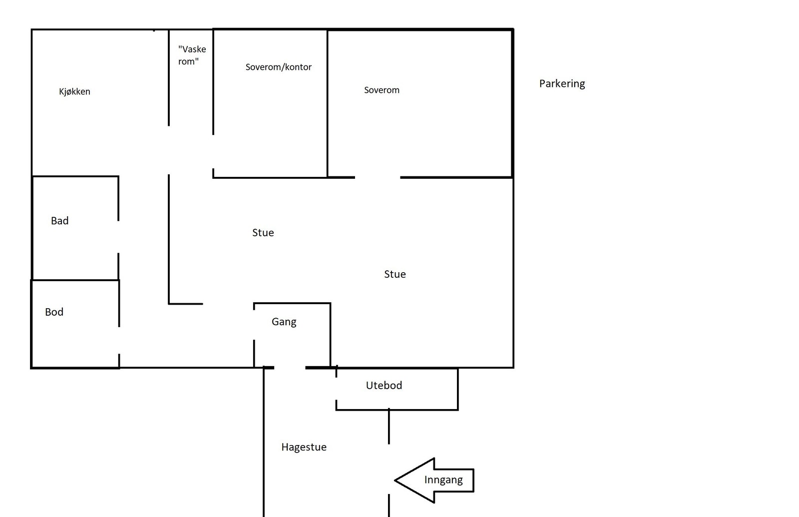 Kun ment som en illustrasjon, målene er ikke 100%. Galleribilde