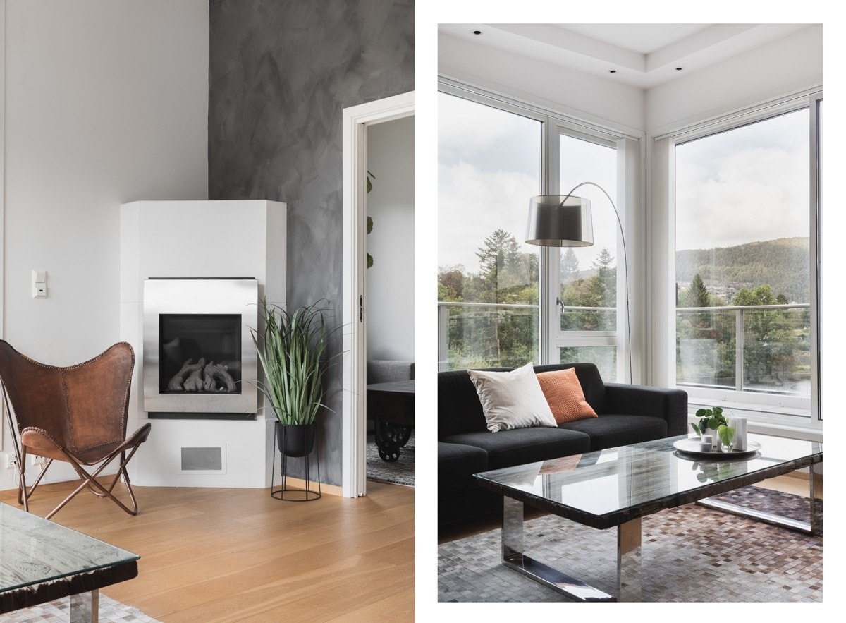 Den flotte gasspeisen sørger for en varm og lun atmosfære på kalde vinterdager. Galleribilde