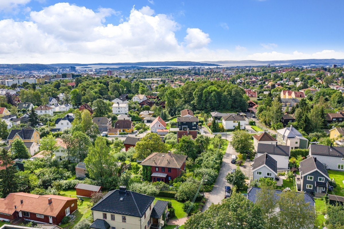 Her er det nydelig utsikt over deler av Oslo. Galleribilde