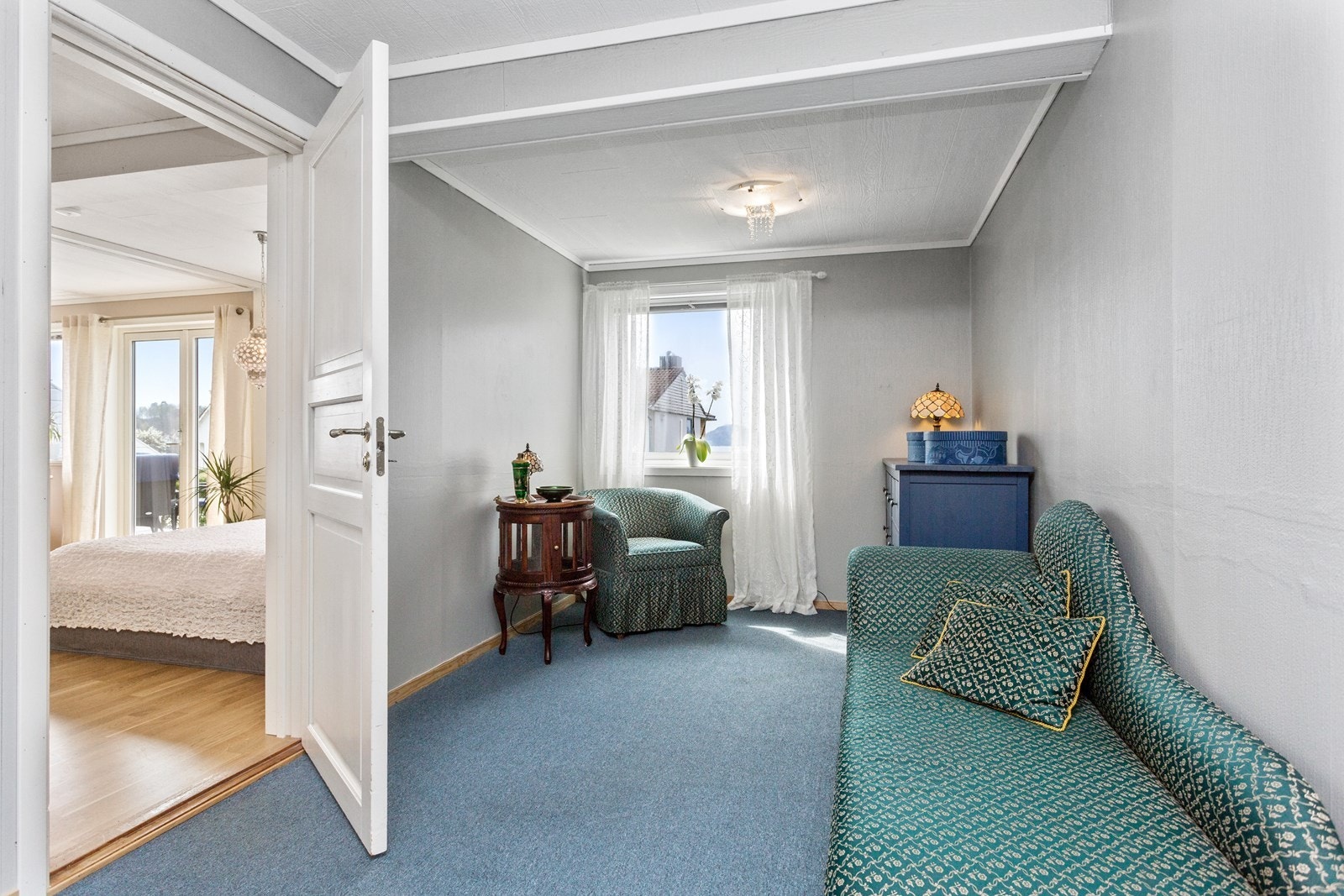 Soverom mellom hoveddel og leilighet. Galleribilde