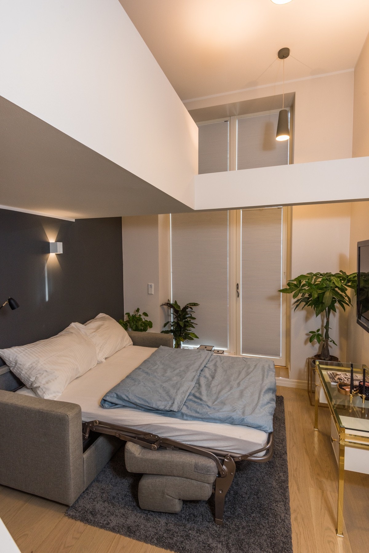 Illustrasjonsbilde sovemulighet i stue Galleribilde