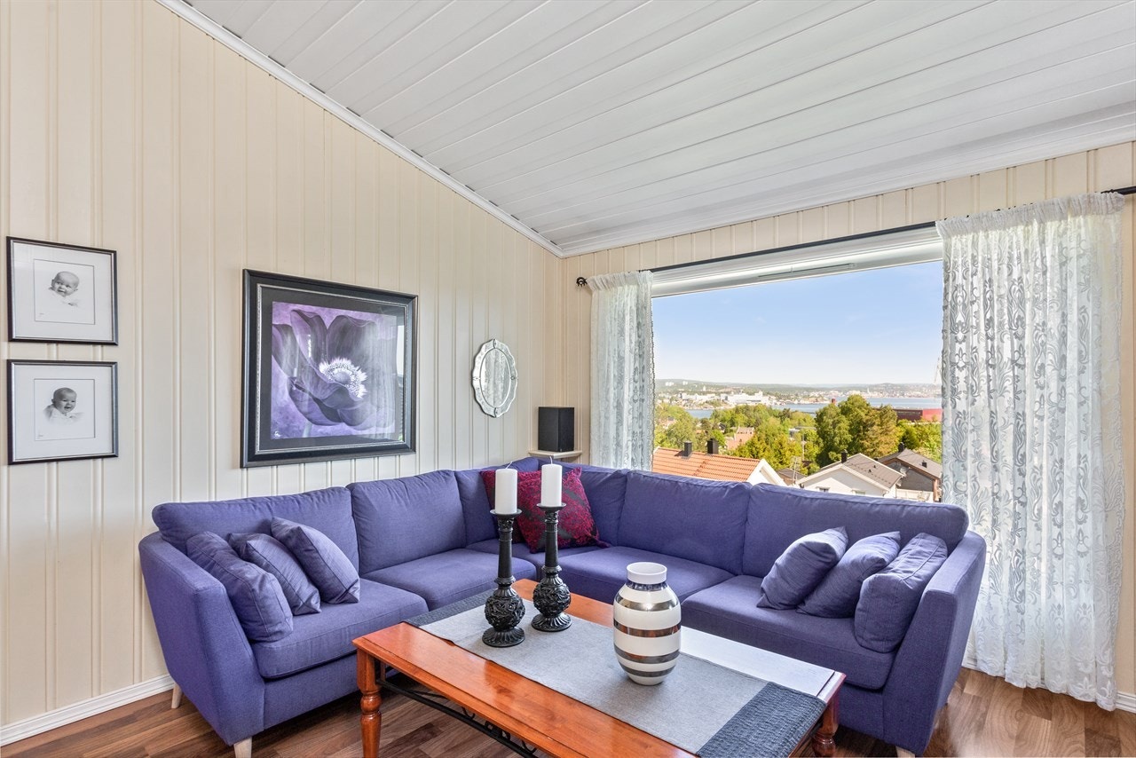 Sofagruppe med utsikt Galleribilde