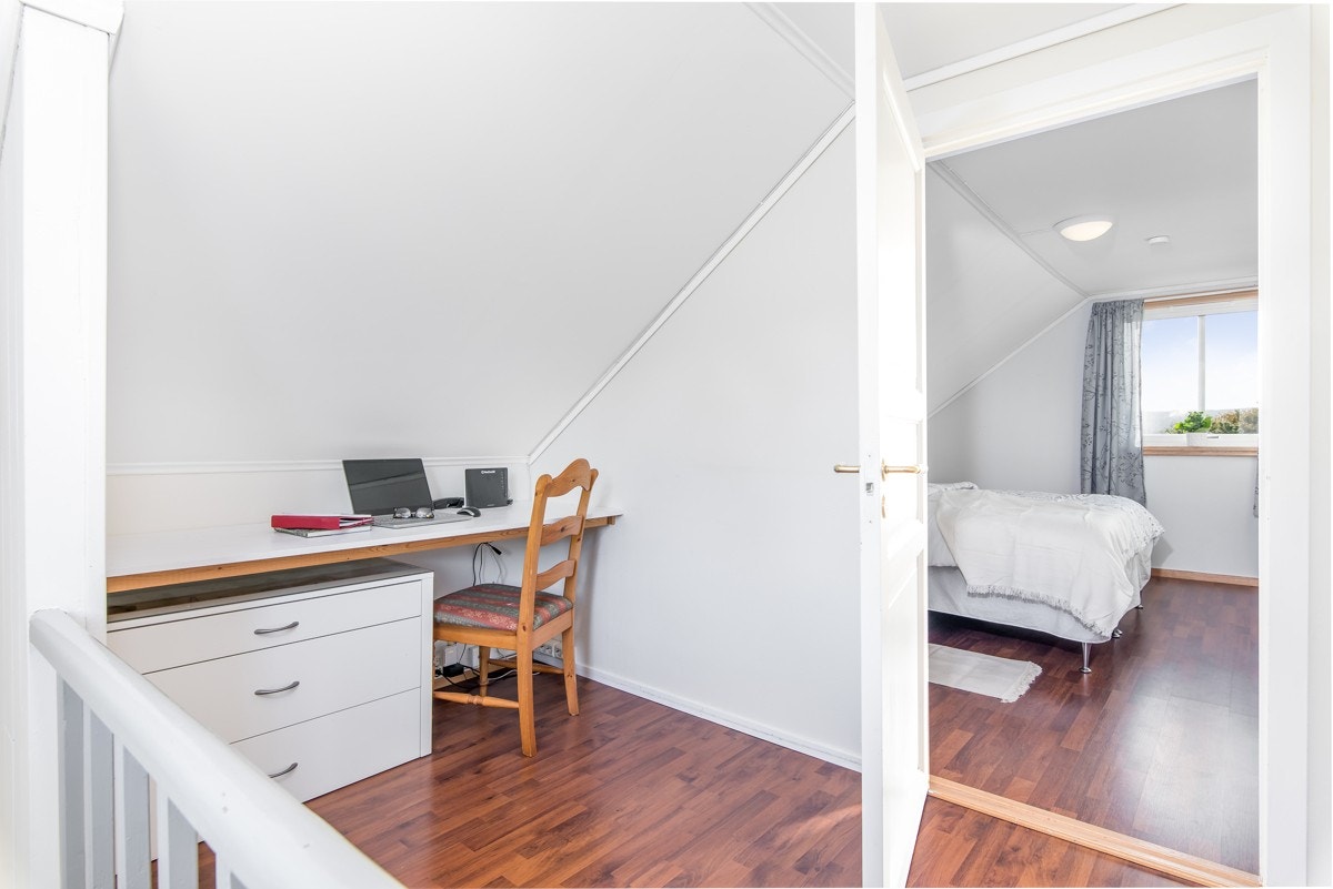 Trappegangen ved soverommene har gode bruksmuligheter, og er på ca. 8 kvm. Galleribilde