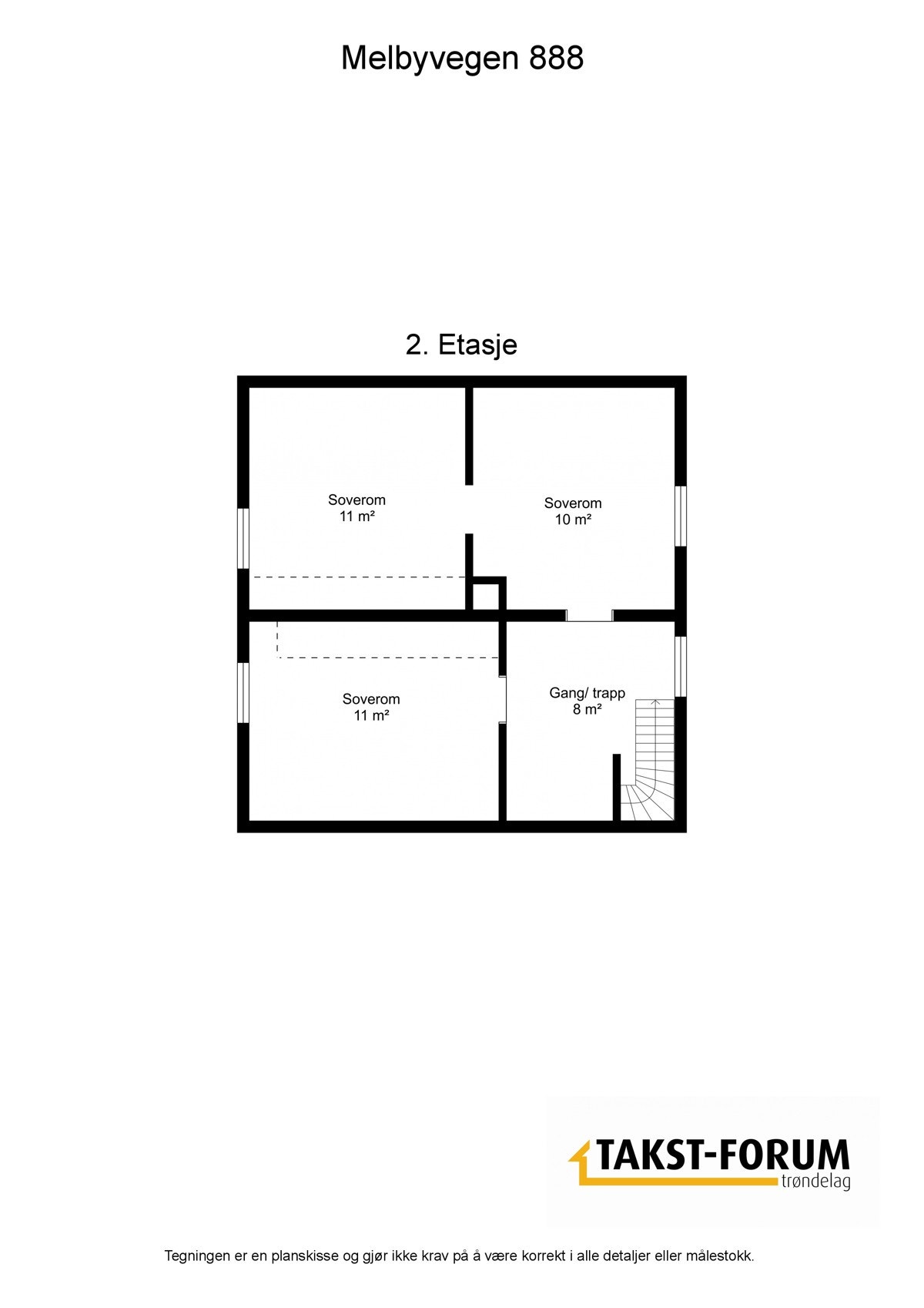 Planskisse - 2. etasje Galleribilde