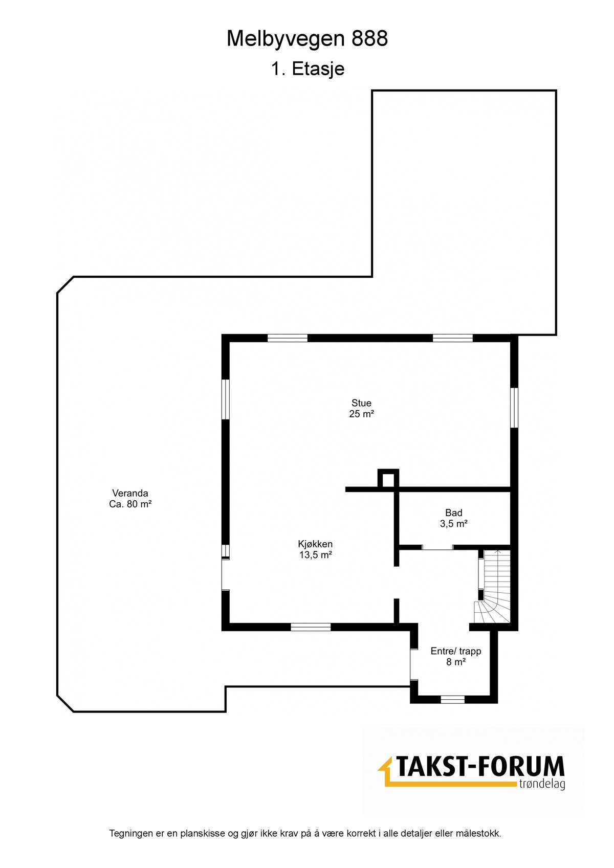 Planskisse - 1. etasje Galleribilde