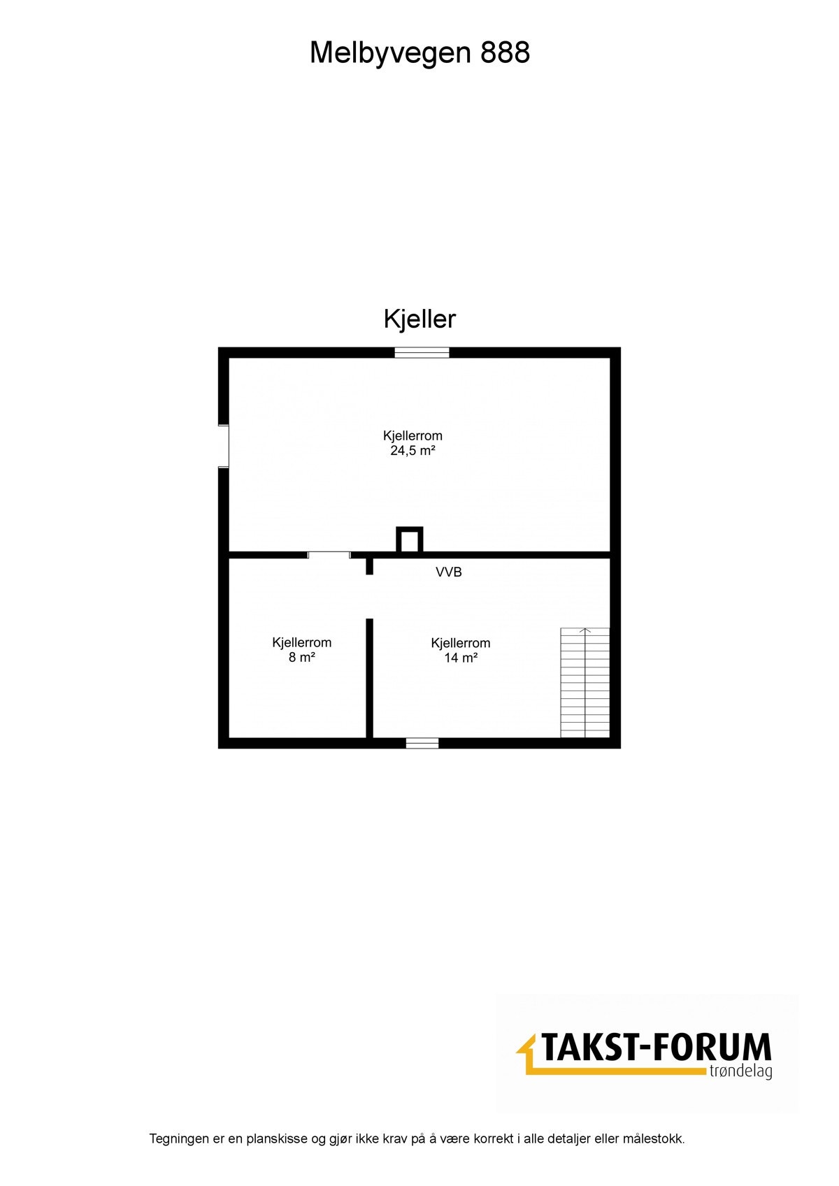 Planskisse - kjeller Galleribilde