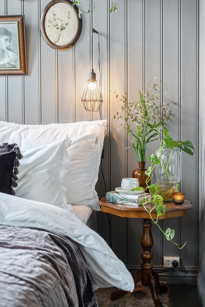 Soverommet ligger fint tilbaketrukket helt i enden av leiligheten. Galleribilde