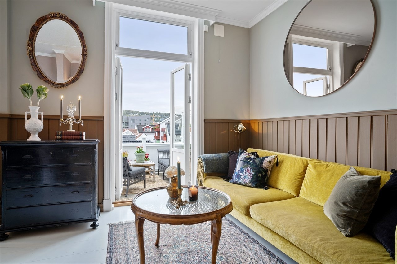 Stuen er lett å møblere. Galleribilde