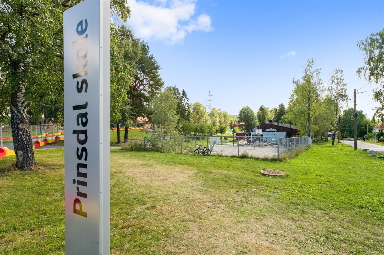 Bilfri gangavstand til Prinsdal og Hauketo skole. Galleribilde