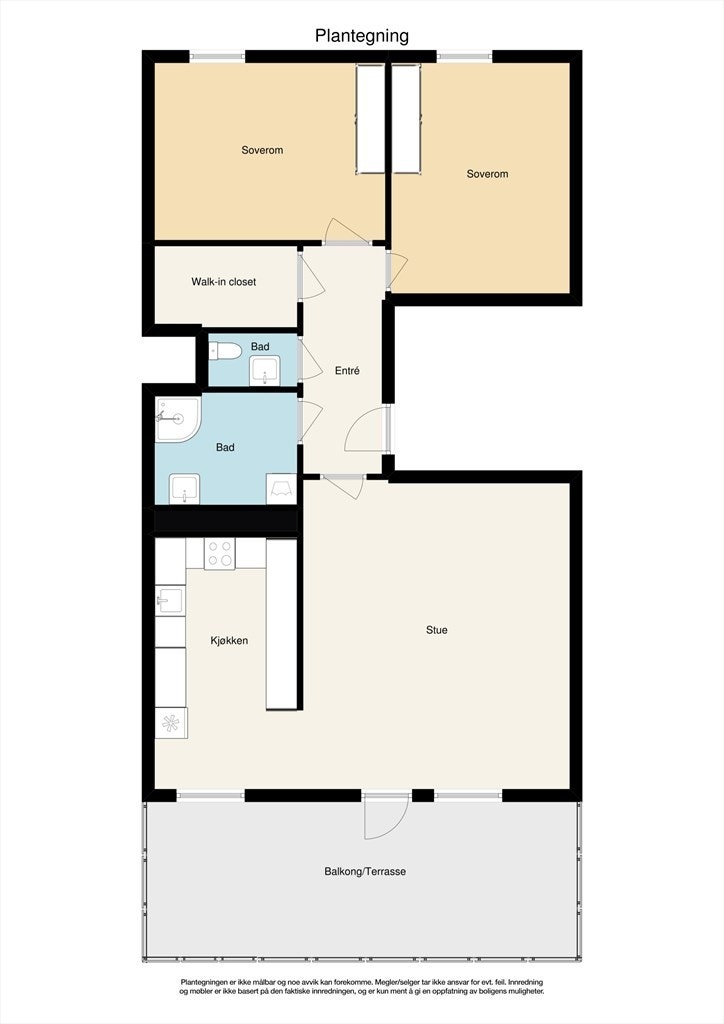 Plantegning Galleribilde