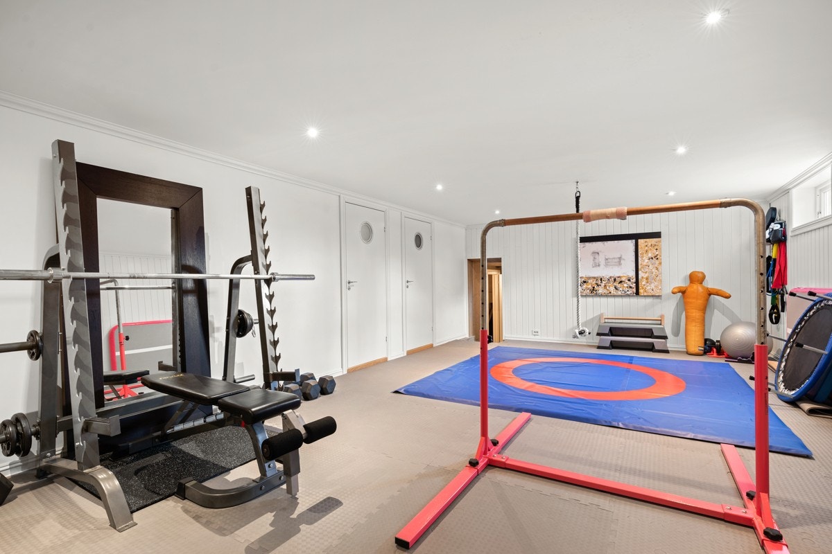 Stort trimrom i kjeller. Galleribilde