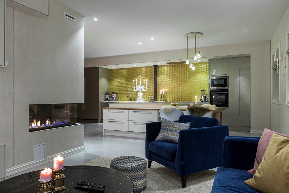 Stemning kveld. Galleribilde