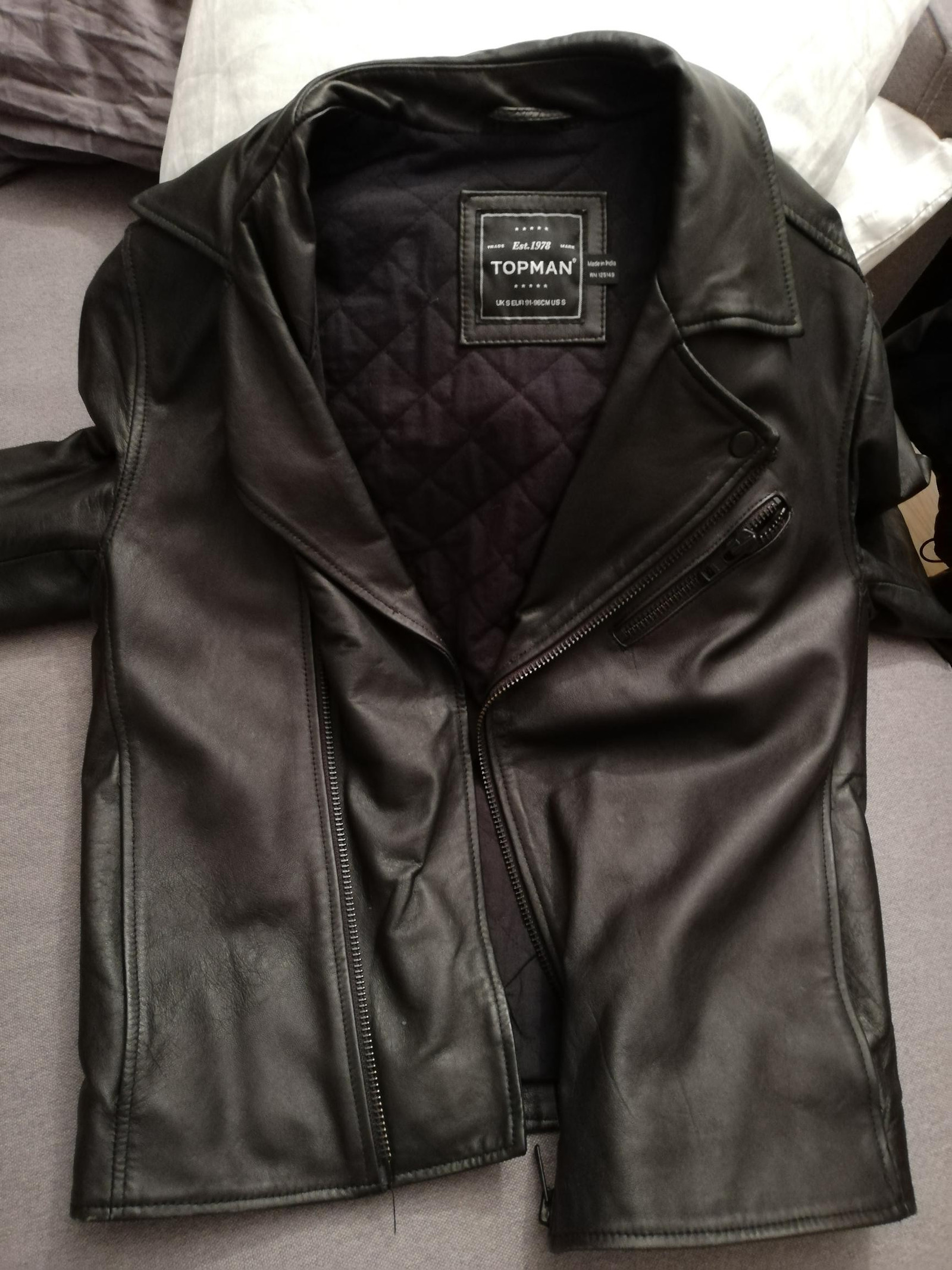 Skinn jakke topman | FINN.no Topman jakke str. L | FINN.no
