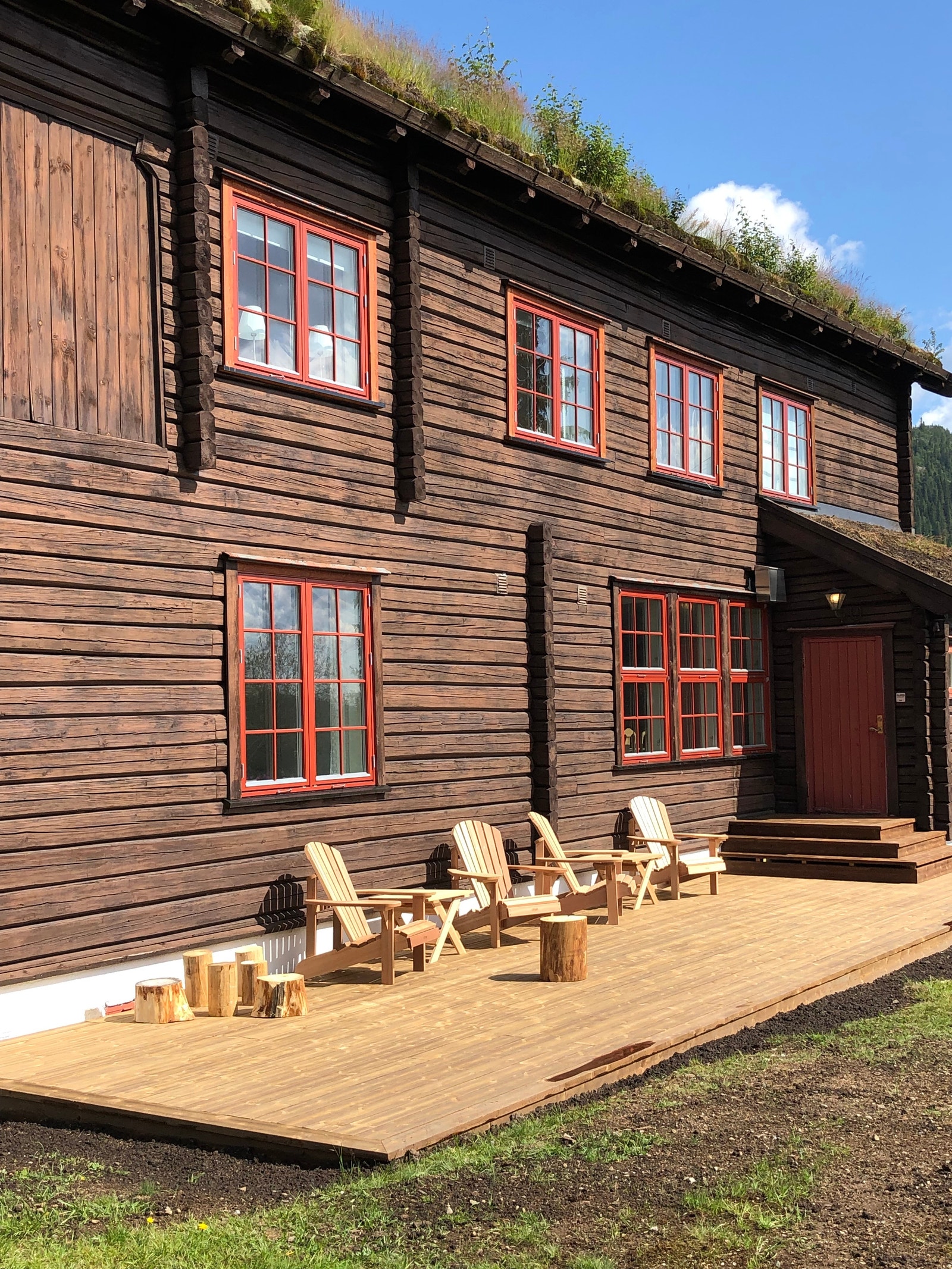 Terrasse/platting med utsikt mot sør Galleribilde