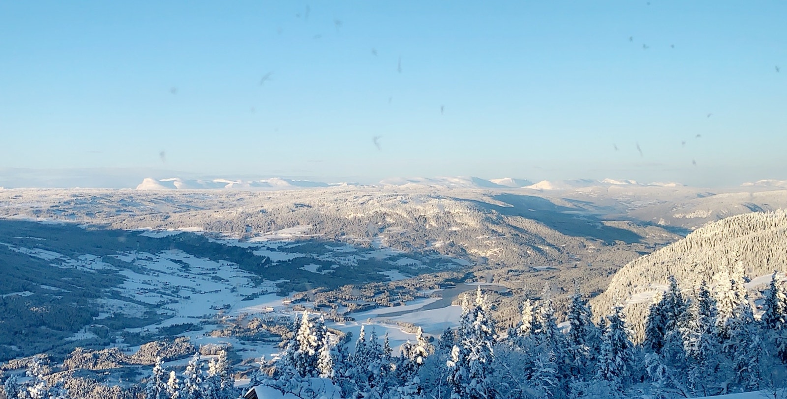 Fantastisk utsikt mot Hemsedalsfjellene Galleribilde