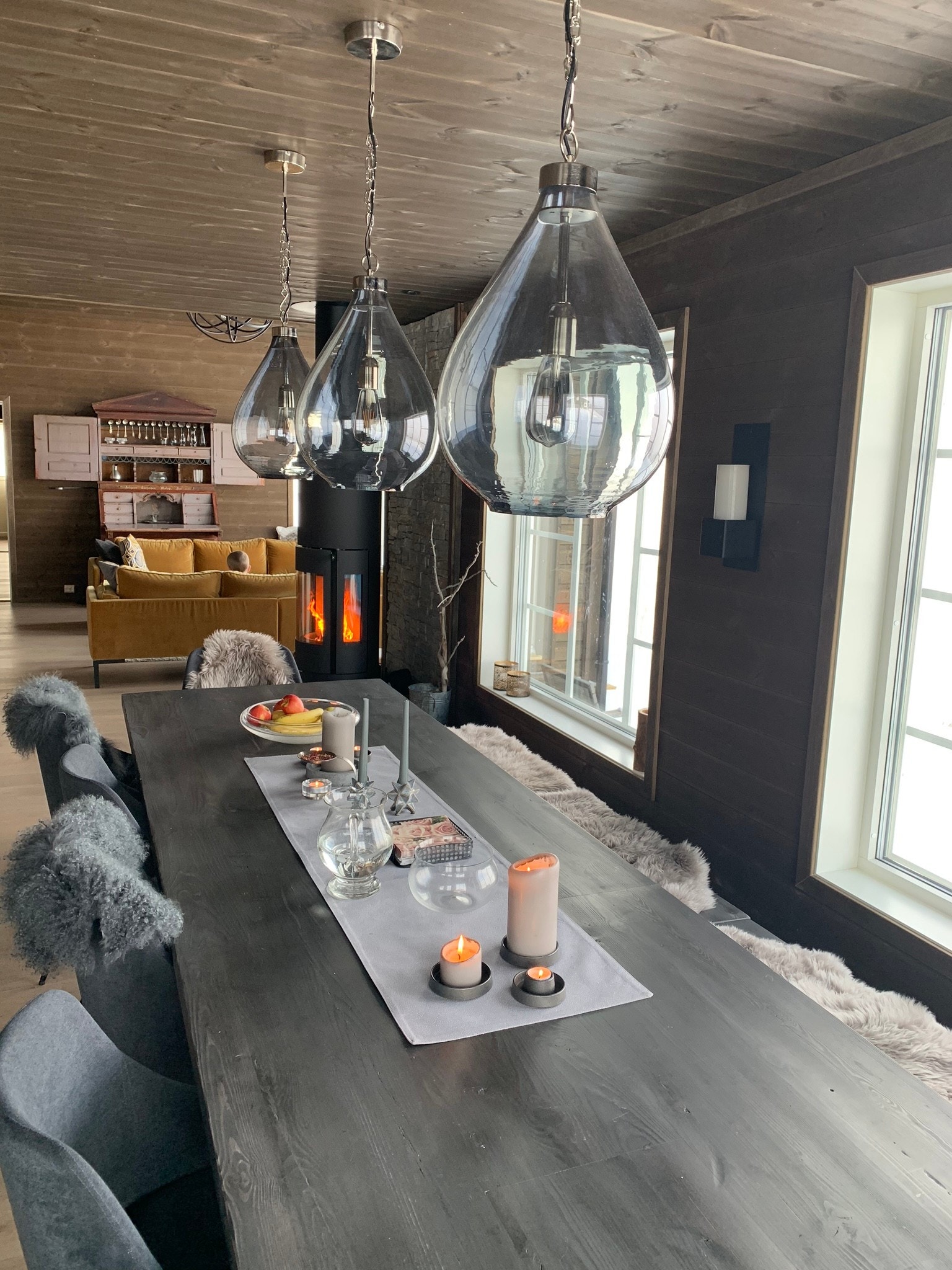 Stort spisebord Galleribilde